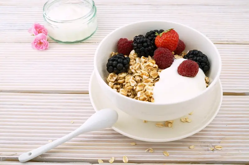 Yogur con granola