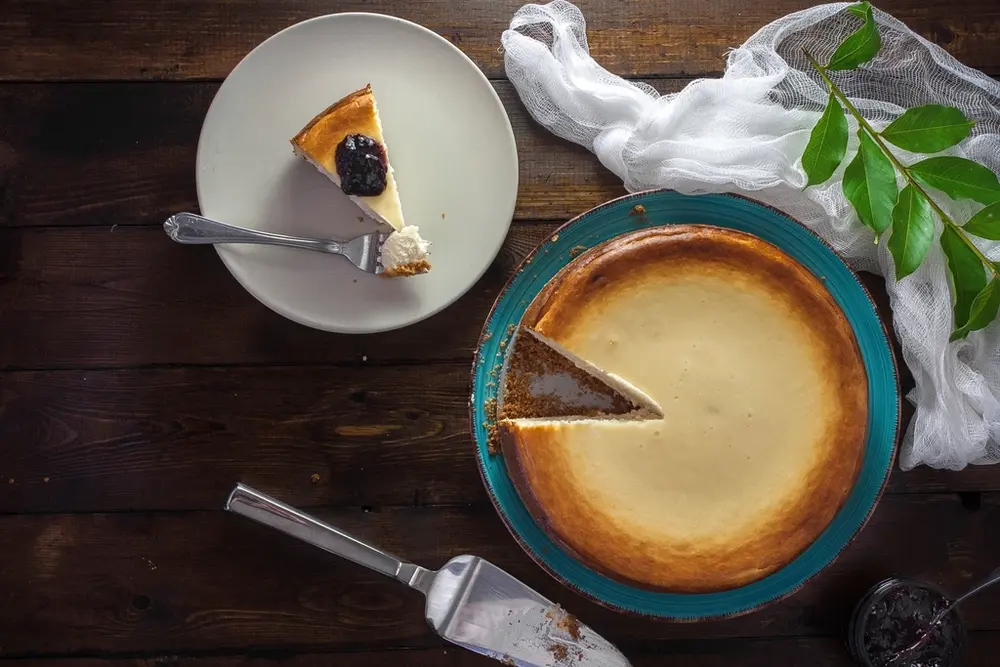 Tarta de queso al horno
